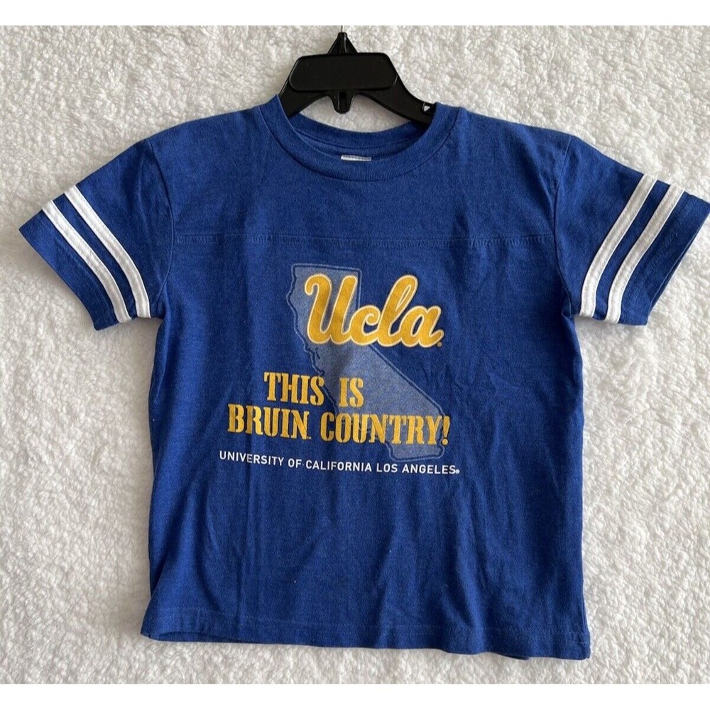 TLC Kids UCLA Jersey T Shirt sz 4 Official NCAA This Is Bruin Country! Cotton